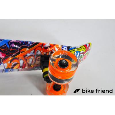 Пенні борд Maraton Ultra графіті помаранчевий Пенні борд Maraton Ultra графіті помаранчевий