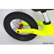 Беговел Maraton Royal Carbon 12" лимонный