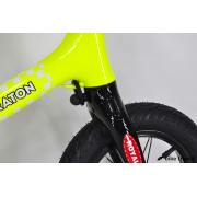 Беговел Maraton Royal Carbon 12" лимонный