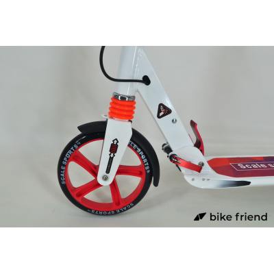 Самокат городской Scale Sports Elite Plus SS-10 белый с розовым Самокат городской Scale Sports Elite Plus SS-10 белый с розовым