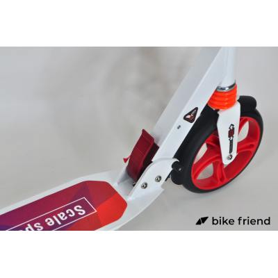 Самокат городской Scale Sports Elite Plus SS-10 белый с розовым Самокат городской Scale Sports Elite Plus SS-10 белый с розовым