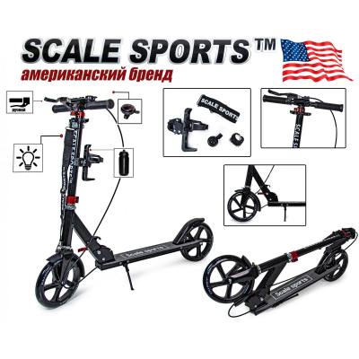 Самокат городской Scale Sports SS-18 черный Самокат городской Scale Sports SS-18 черный