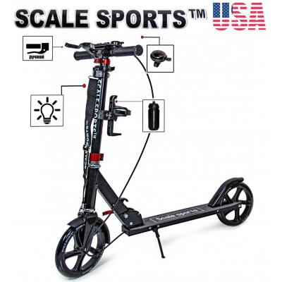 Самокат городской Scale Sports SS-18 черный Самокат городской Scale Sports SS-18 черный