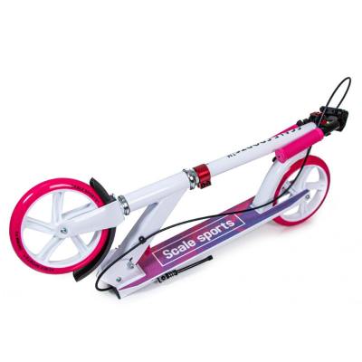 Самокат подростковый Scale Sports SS-18 розовый с белым Самокат подростковый Scale Sports SS-18 розовый с белым