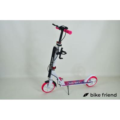 Самокат подростковый Scale Sports SS-18 розовый с белым Самокат подростковый Scale Sports SS-18 розовый с белым