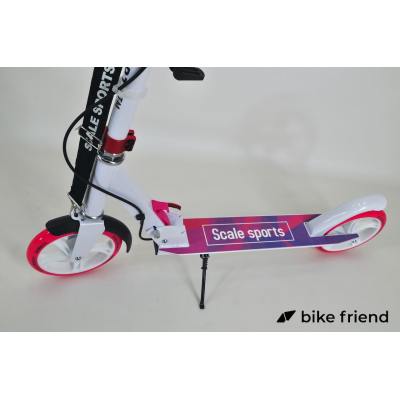 Самокат подростковый Scale Sports SS-18 розовый с белым Самокат подростковый Scale Sports SS-18 розовый с белым