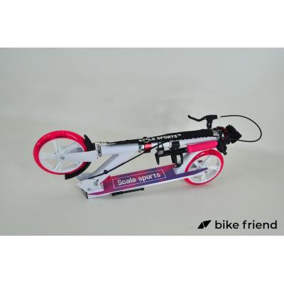 Самокат подростковый Scale Sports SS-18 розовый с белым Самокат подростковый Scale Sports SS-18 розовый с белым