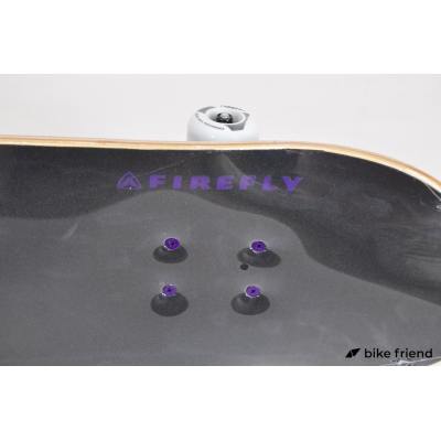 Скейтборд Maraton FireFly черно-фиолетовый Скейтборд Maraton FireFly черно-фиолетовый