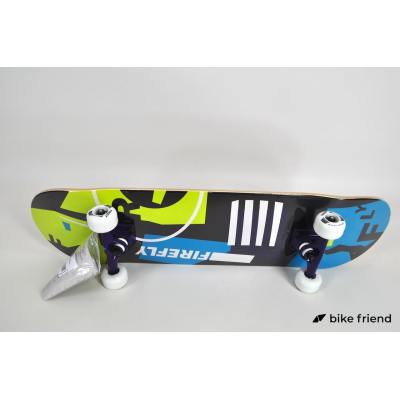 Скейтборд Maraton FireFly черно-фиолетовый Скейтборд Maraton FireFly черно-фиолетовый