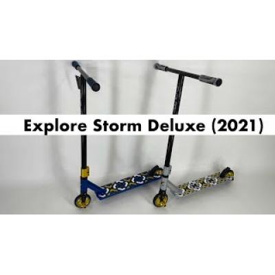 Самокат Explore Storm Deluxe синій