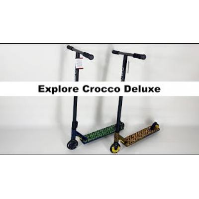 Самокат Explore Crocco Deluxe жовтий
