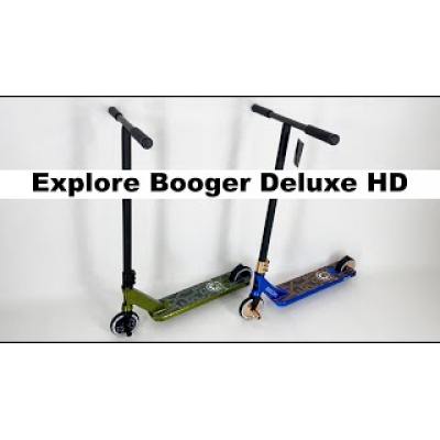 Самокат для екстремального катання Explore Booger Deluxe HD зелений