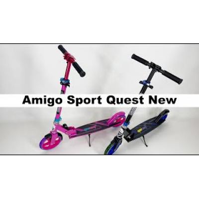 Самокат дитячий Amigo Sport Quest New синій