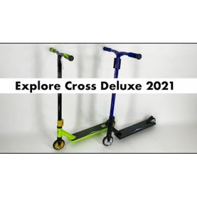 Самокат трюковий Explore Cross Deluxe зелений