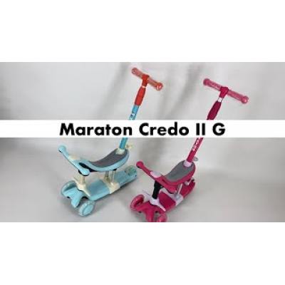 Самокат - біговел Maraton Credo II G 3 в 1 рожевий