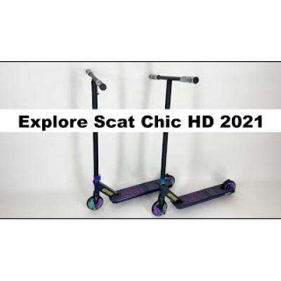 Самокат трюковий Explore Scat-Chic HD синій