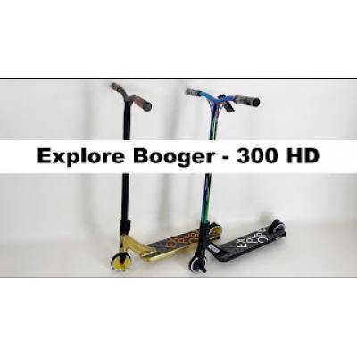 Самокат Explore Booger 300 HD чорний
